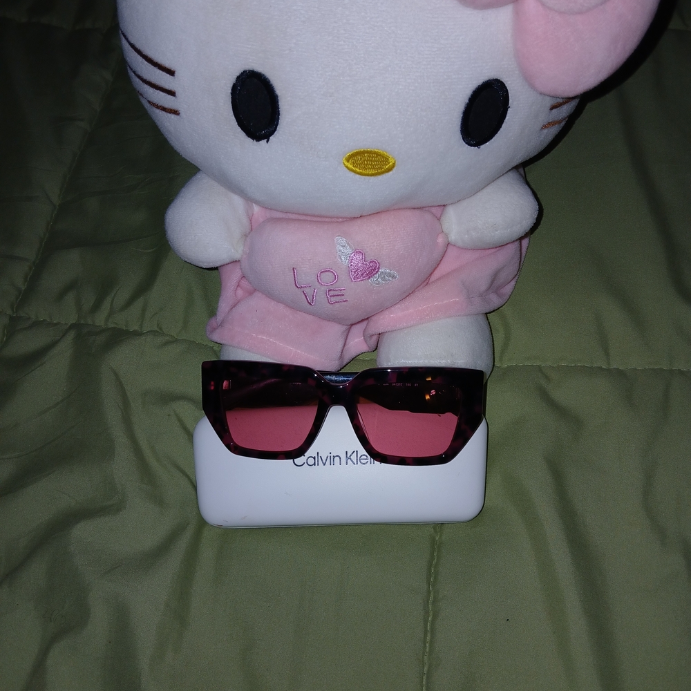 Calvin Klein Pink Tinted Sunglasses